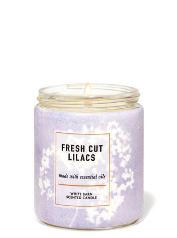 Fresh Cut Lilacs Single Wick Candle Single Wick Candle