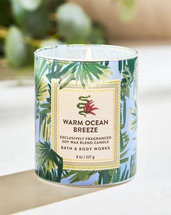 Warm Ocean Breeze Single Wick Candle Single Wick Candle
