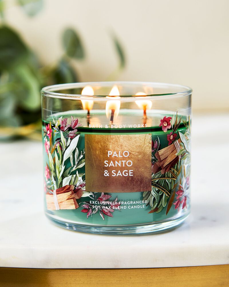 Palo Santo & Sage 3-Wick Candle 3-Wick Candle