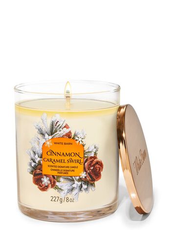 Cinnamon Caramel Swirl Signature Single Wick Candle Signature Single Wick Candle