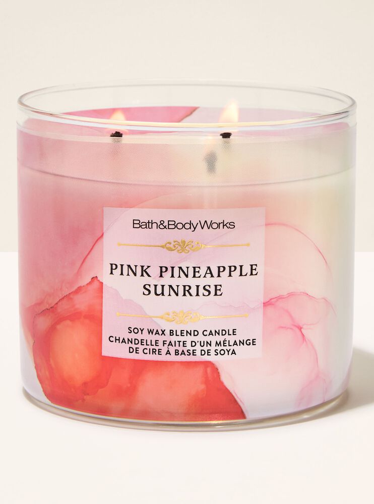 Pink Pineapple Sunrise 3-Wick Candle 3-Wick Candle