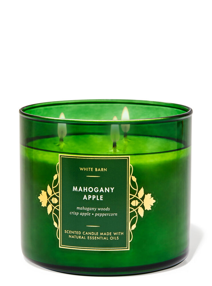 Shop Mahogany Apple 3-Wick Candle ID Bath Body Works