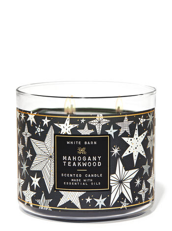 Mahogany Teakwood 3-Wick Candle 3-Wick Candle