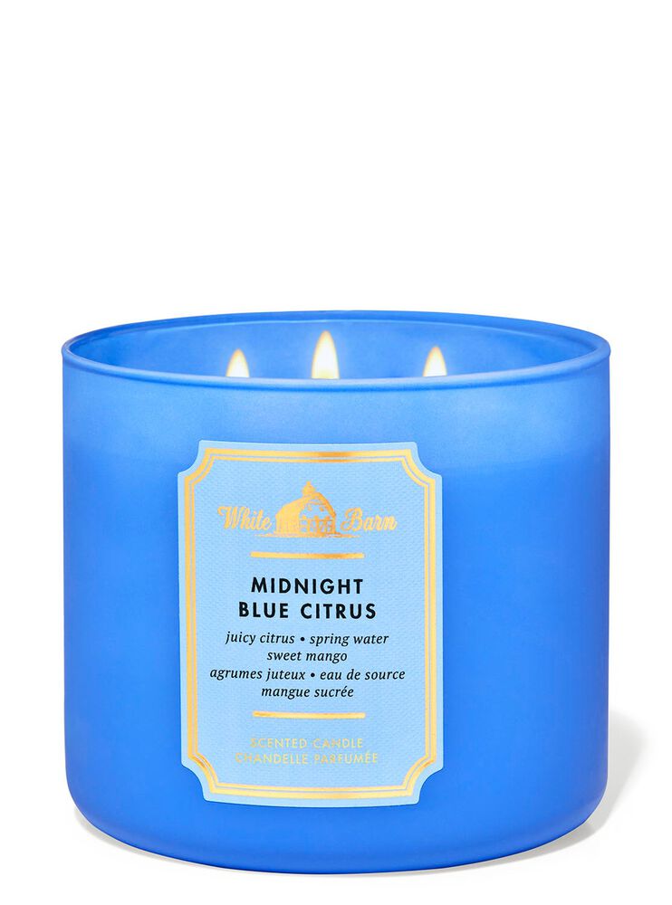Midnight Blue Citrus 3-Wick Candle 3-Wick Candle
