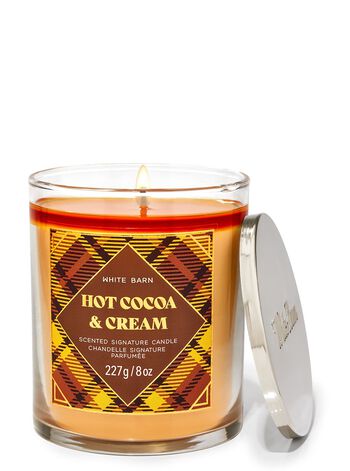Hot Cocoa & Cream Signature Single Wick Candle Signature Single Wick Candle
