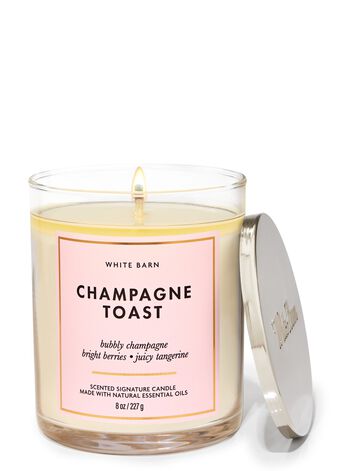 Champagne Toast Signature Single Wick Candle Single Wick Candle