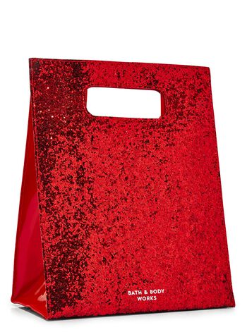 Red Glitter Gift Bag Gift Bag