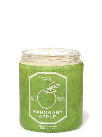 Mahogany Apple Single Wick Candle Single Wick Candle