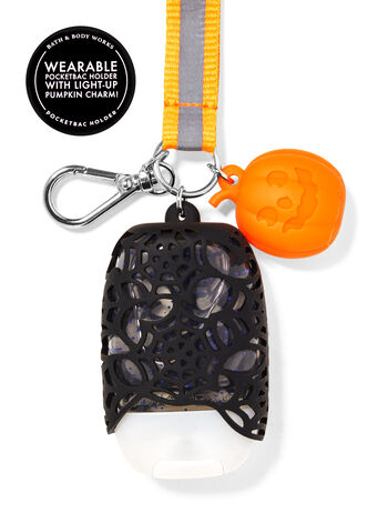 Spider Web Lanyard Light-Up Light-Up PocketBac Holder