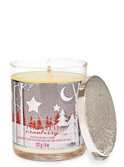 Frosted Cranberry Single Wick Candle Frosted Cranberry Single Wick Candle