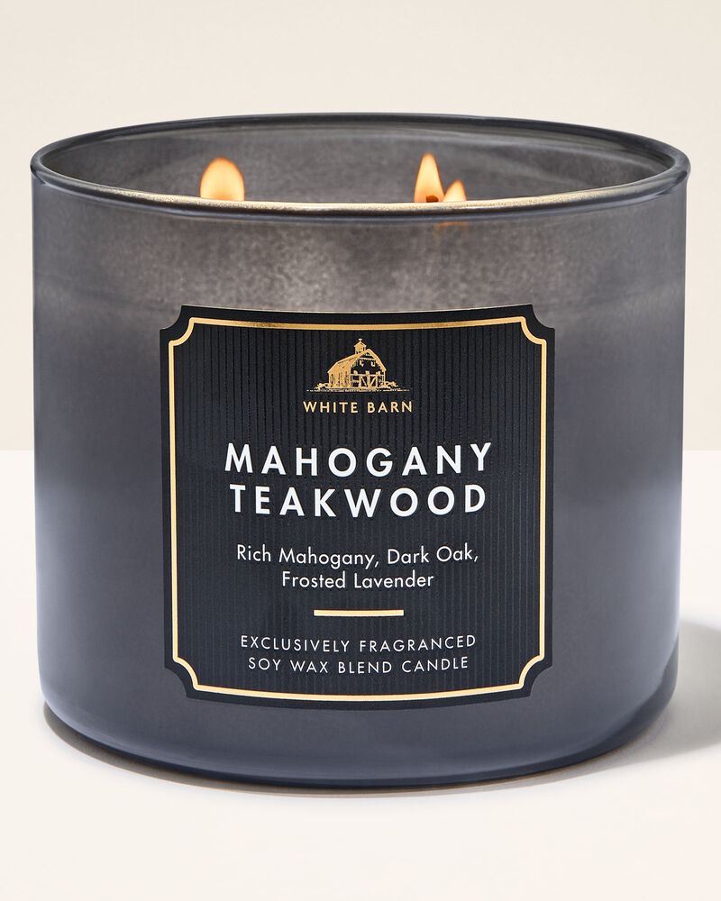 Mahogany Teakwood 3-Wick Candle 3-Wick Candle