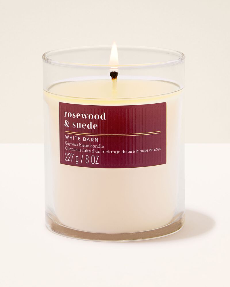 Rosewood & Suede Single Wick Candle Single Wick Candle