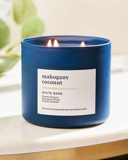 Mahogany Coconut 3-Wick Candle image number null