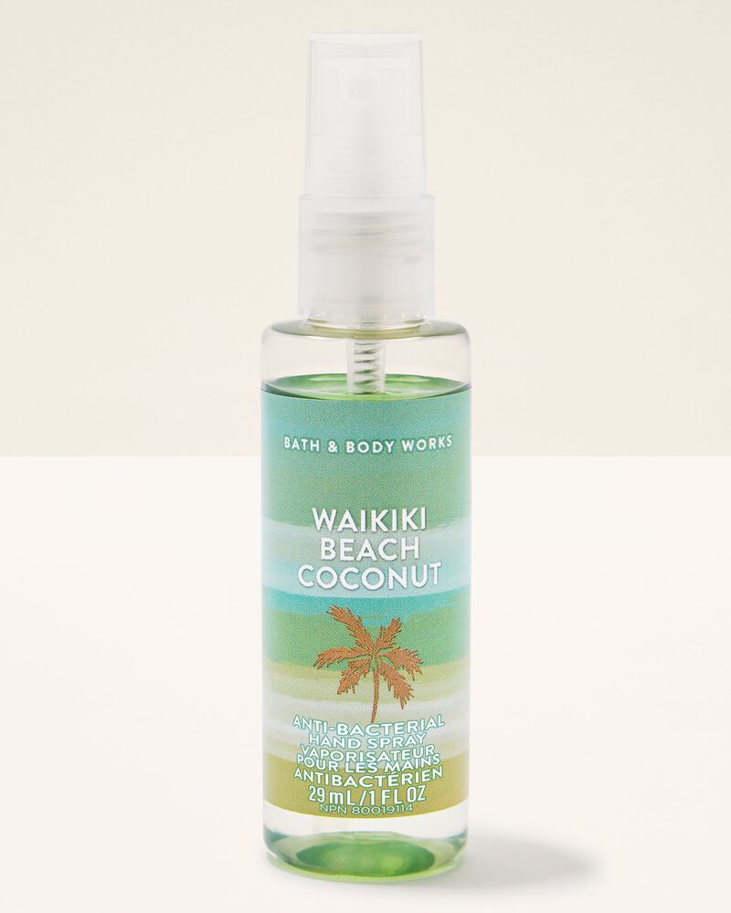 Waikiki Beach Coconut Hand Sanitizer Spray Hand Sanitizer Spray