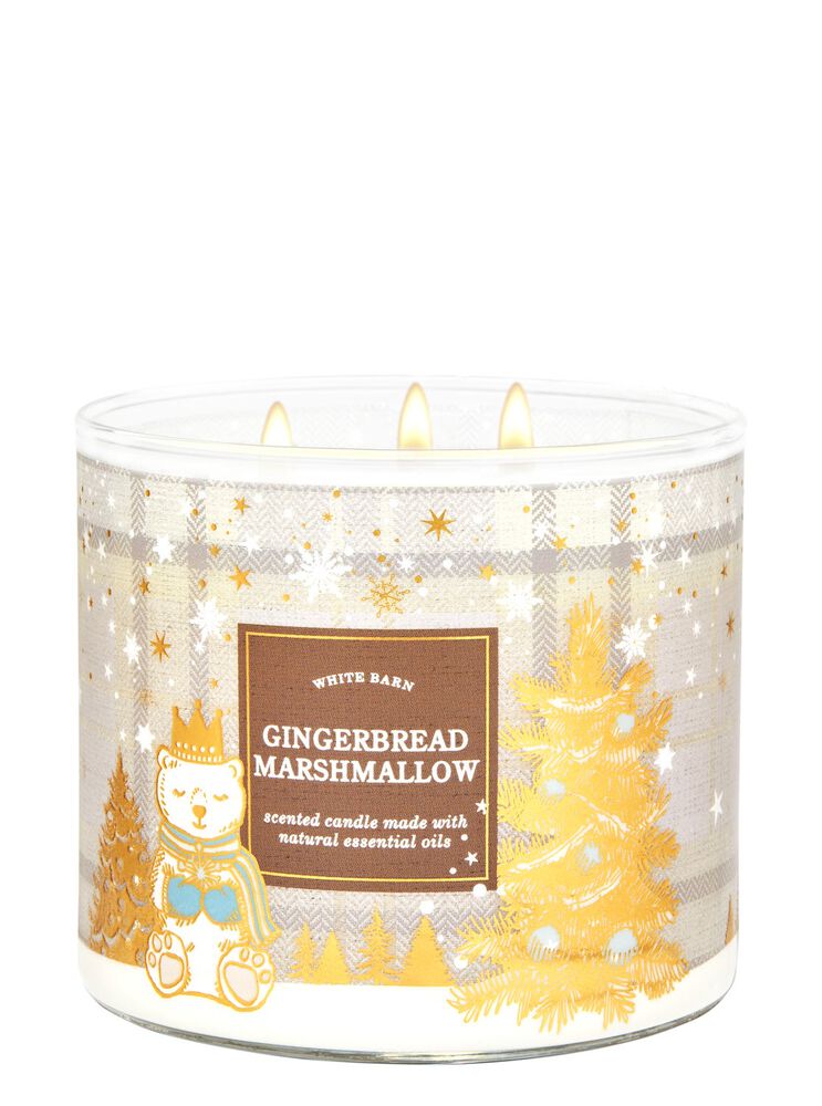 Gingerbread Marshmallow 3-Wick Candle 3-Wick Candle
