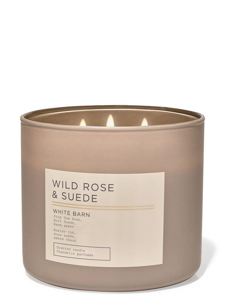 Wild Rose & Suede 3-Wick Candle 3-Wick Candle