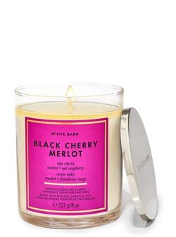 Black Cherry Merlot Signature Single Wick Candle Black Cherry Merlot Signature Single Wick Candle