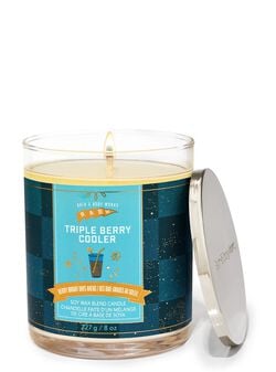 Triple Berry Cooler Single Wick Candle