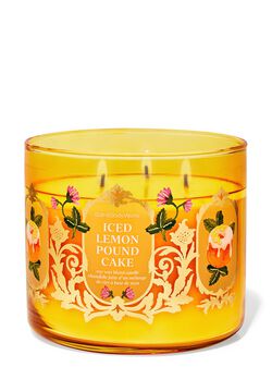Iced Lemon Pound Cake 3-Wick Candle