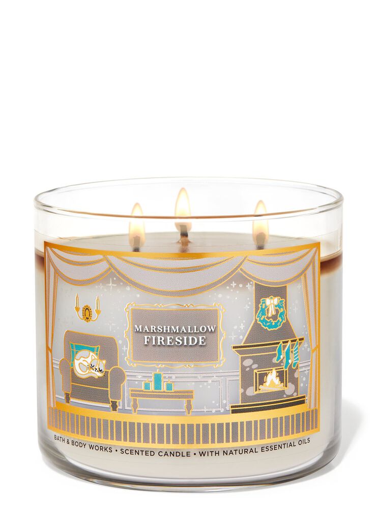 Marshmallow Fireside 3-Wick Candle 3-Wick Candle