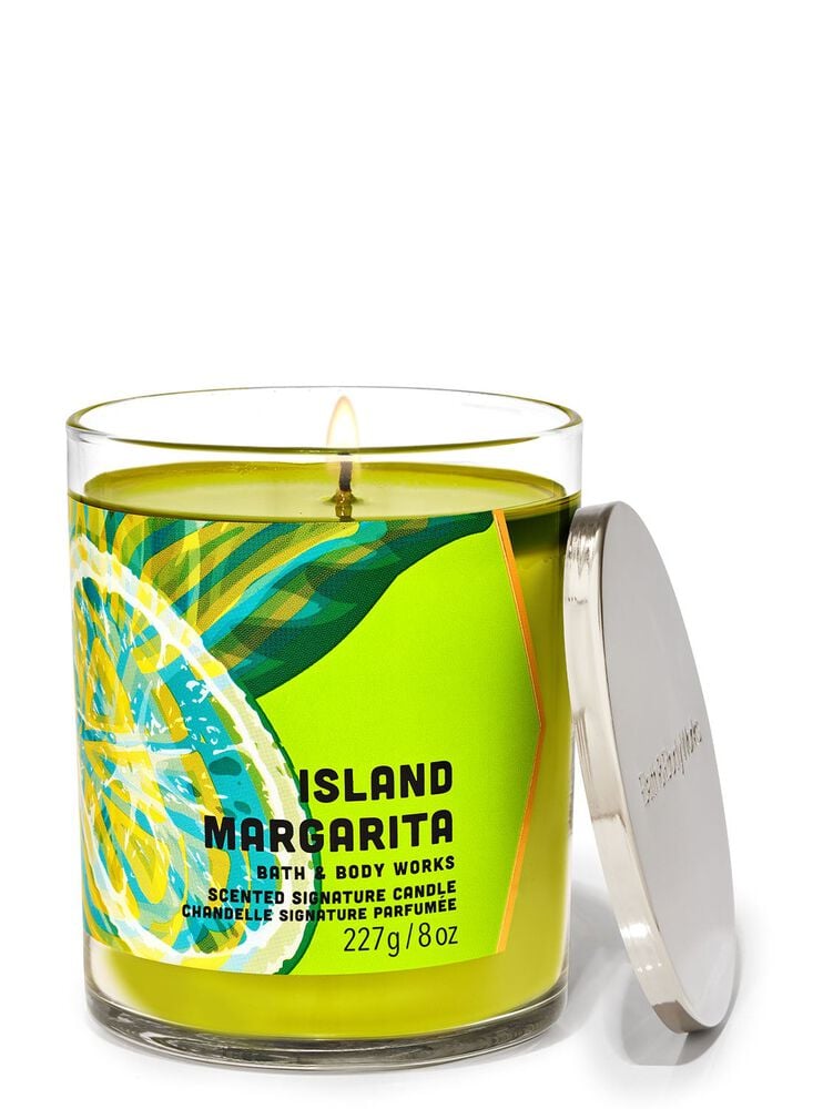 Island Margarita Signature Single Wick Candle Single Wick Candle