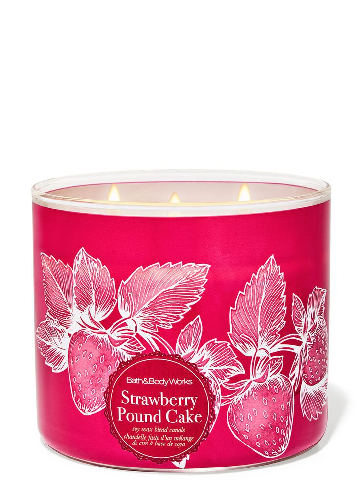 Strawberry Pound Cake 3-Wick Candle 3-Wick Candle