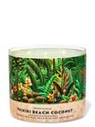 Waikiki Beach Coconut 3-Wick Candle image number null