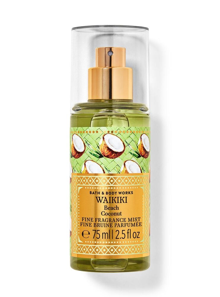Waikiki Beach Coconut Travel Size Fine Fragrance Mist Travel Size Fine Fragrance Mist