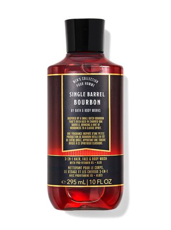 Single Barrel Bourbon 3-in-1 Hair, Face & Body Wash Body Wash & Shower Gel