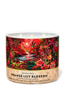 Orange Lily Blossom 3-Wick Candle Orange Lily Blossom 3-Wick Candle