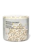 Frosted Coconut Snowball 3-Wick Candle image number null