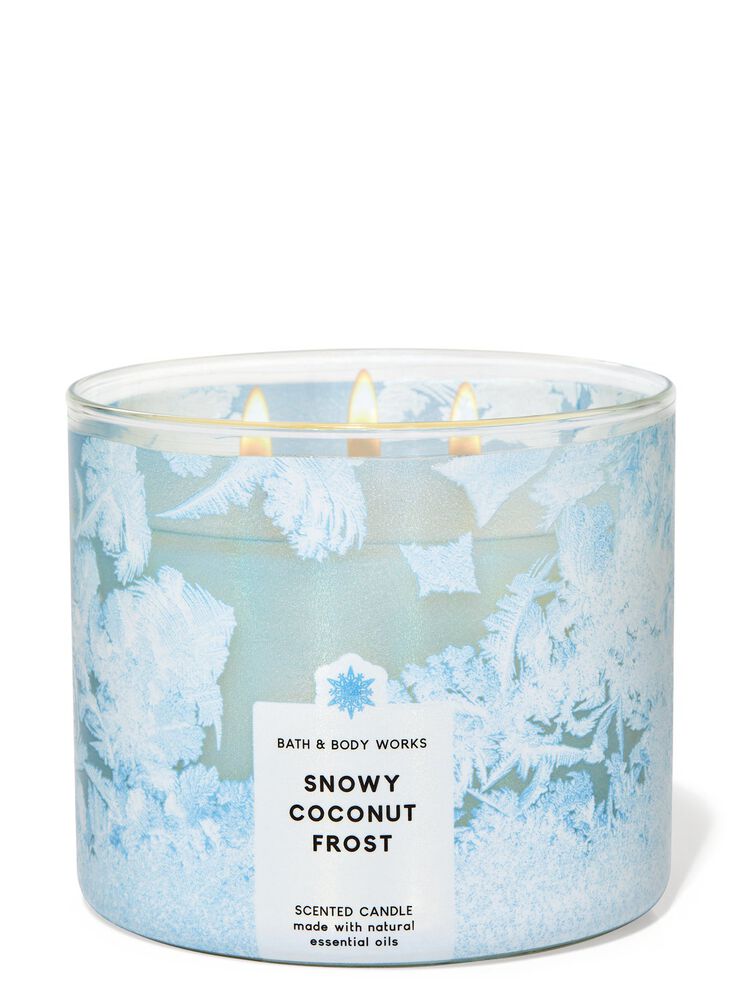 Snowy Coconut Frost 3-Wick Candle 3-Wick Candle