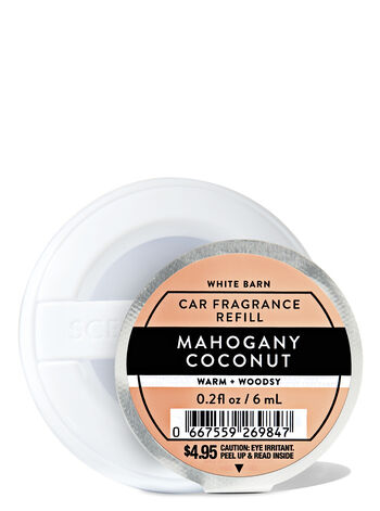 Mahogany Coconut Car Fragrance Refill Car Fragrance Refill