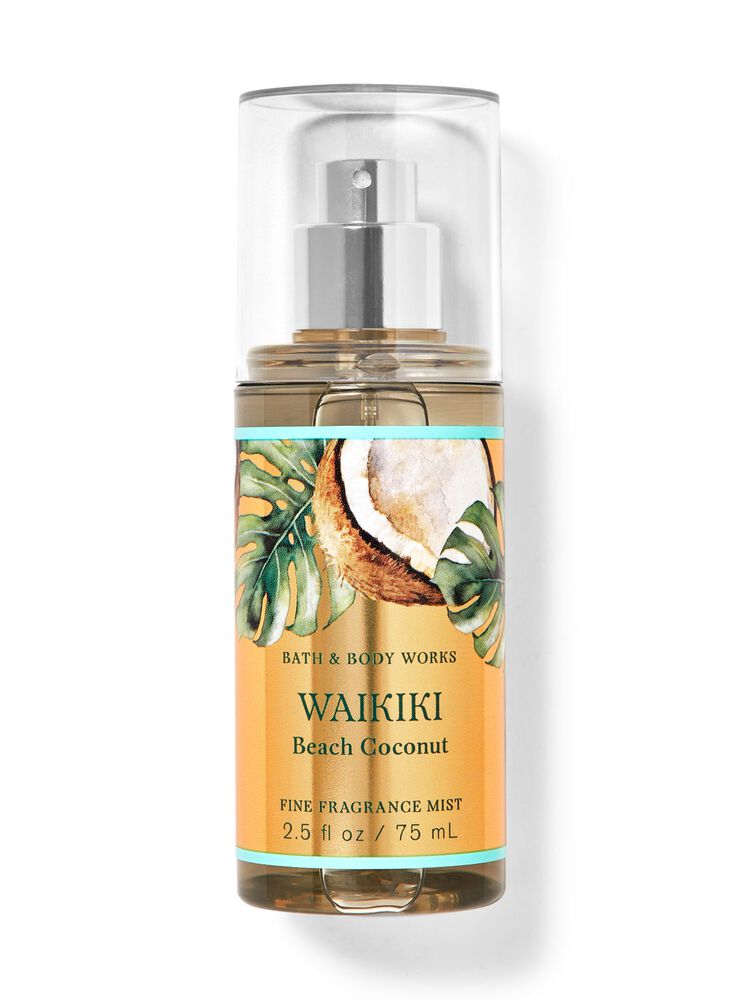 Waikiki Beach Coconut Travel Size Fine Fragrance Mist Travel Size Fine Fragrance Mist