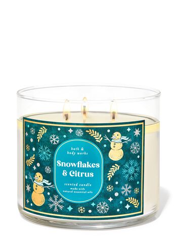 Snowflakes & Citrus 3-Wick Candle 3-Wick Candle