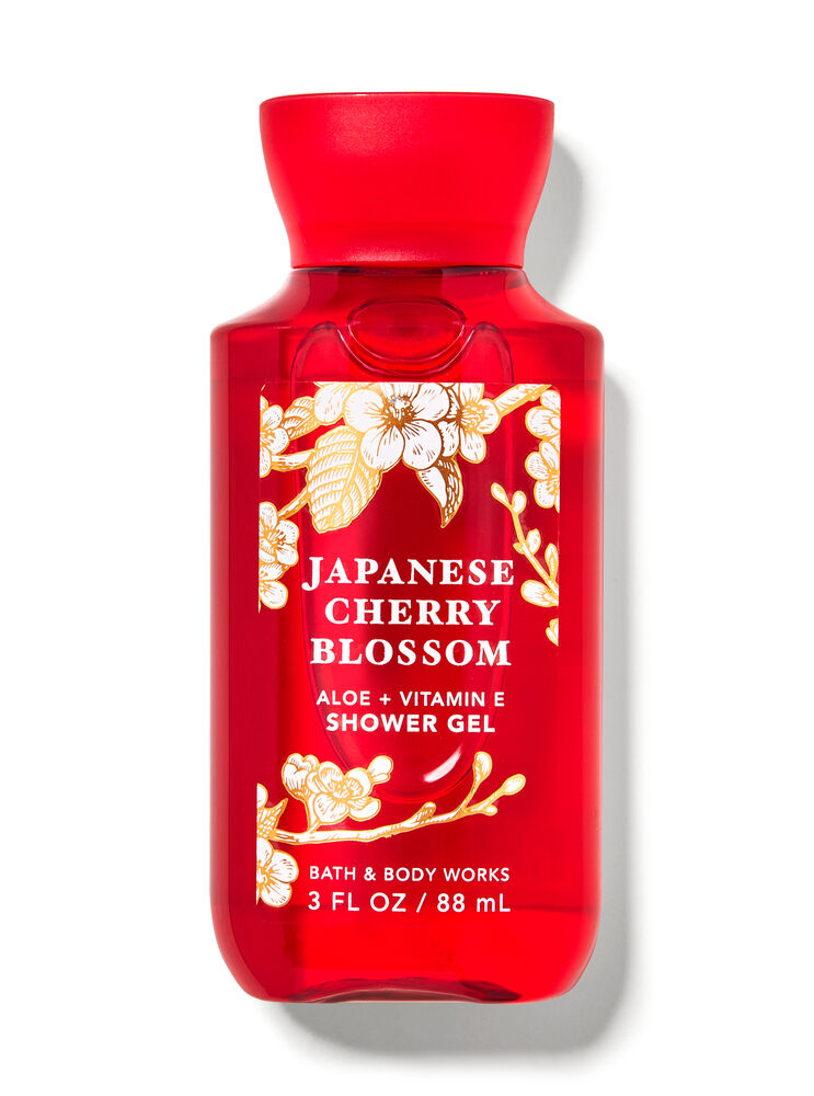 Japanese Cherry Blossom Travel Size Shower Gel Travel Size Shower Gel