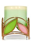 Glass Botanical 3-Wick Candle Holder image number null