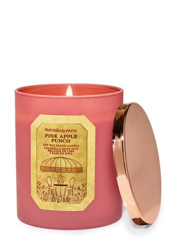 Pink Apple Punch Single Wick Candle Single Wick Candle
