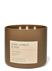 Dark Amber & Oud 3-Wick Candle image number null