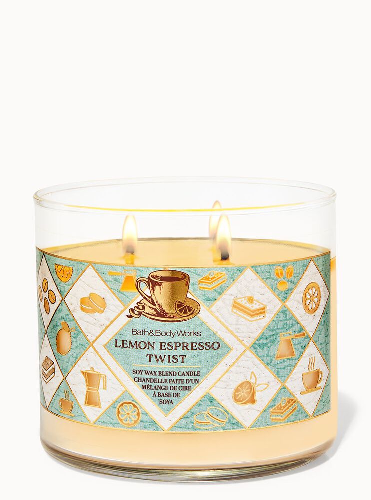Lemon Espresso Twist 3-Wick Candle 3-Wick Candle