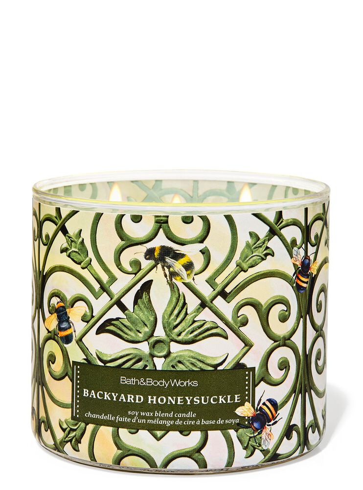 Backyard Honeysuckle 3-Wick Candle 3-Wick Candle