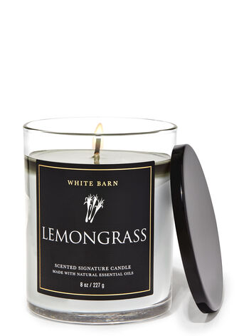 Lemongrass Signature Single Wick Candle Single Wick Candle