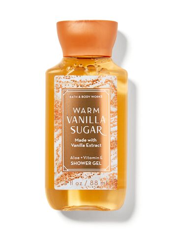Warm Vanilla Sugar Travel Size Shower Gel Travel Size Shower Gel