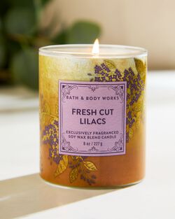 Fresh Cut Lilacs Single Wick Candle image number null