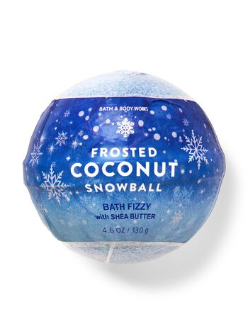 Frosted Coconut Snowball Bath Fizzy Bath Fizzy