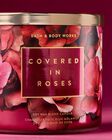 Covered In Roses 3-Wick Candle image number null