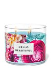 Hello Beautiful 3-Wick Candle image number null
