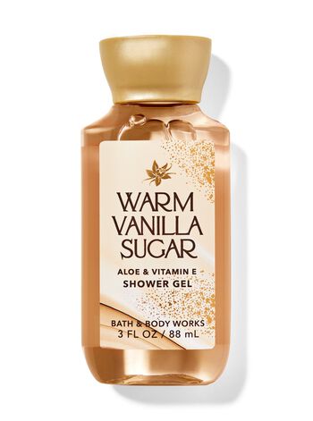 Warm Vanilla Sugar Travel Size Shower Gel Travel Size Shower Gel