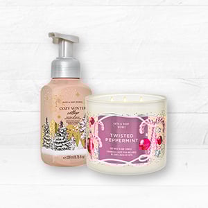 3-Wick Candles & Hand Soaps