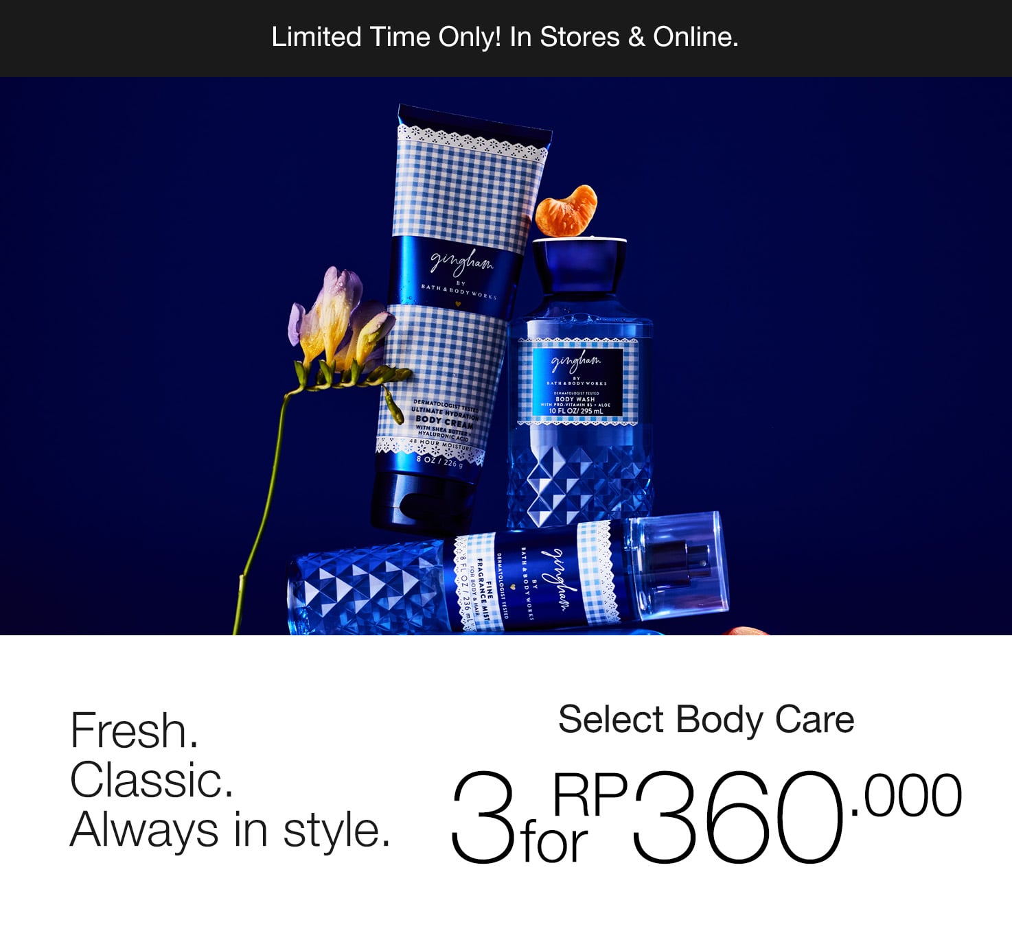 Select Body Care, Buy 3 for Rp 360.000